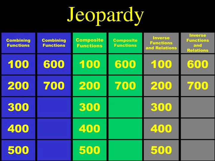 jeopardy