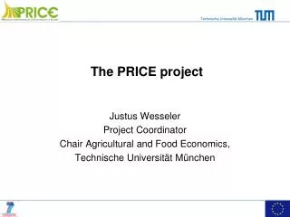 The PRICE project