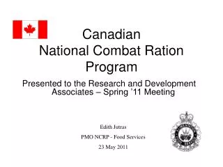 Canadian National Combat Ration Program