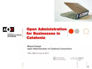 Open Administration for Businesses in Catalonia