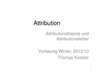 attribution