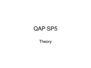 QAP SP5