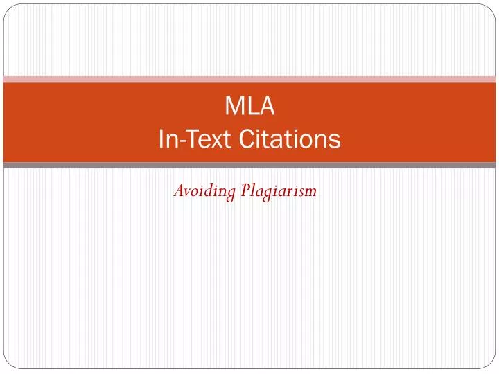 PPT - MLA In-Text Citations PowerPoint Presentation, free download - ID ...