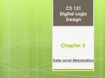 CS 121 Digital Logic Design - slide 1