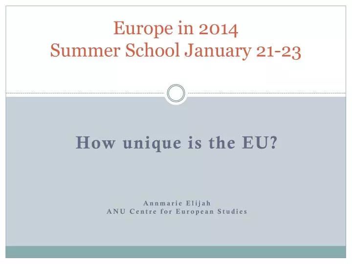 europe in 2014 summer school january 21 23