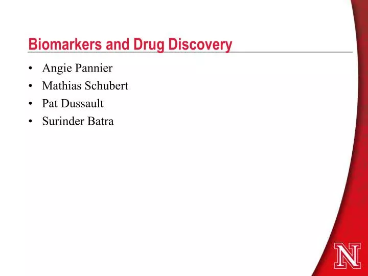 biomarkers and drug discovery