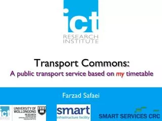 Transport Commons: A public transport service based on my timetable