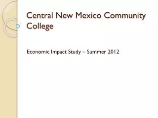 Central New Mexico Community College