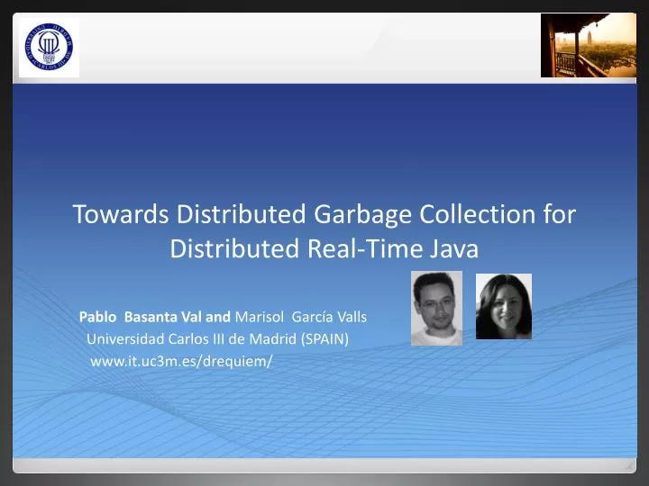 towards distributed garbage collection for distributed real time java
