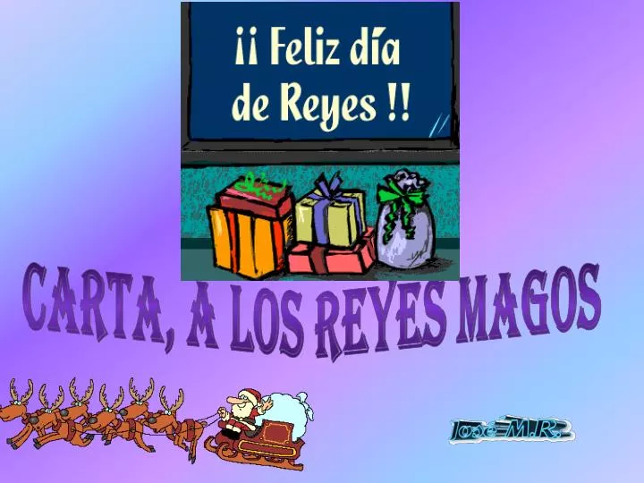 carta a los reyes magos