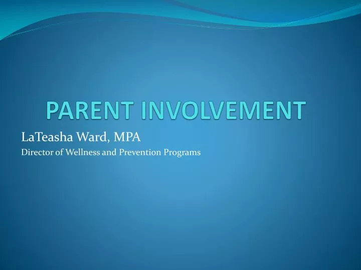 parent involvement