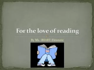 For the love of r eading