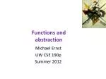 Functions and abstraction - slide 1