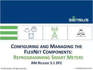 Configuring and Managing the FlexNet Components: Reprogramming Smart Meters RNI Release 3.1 SP2