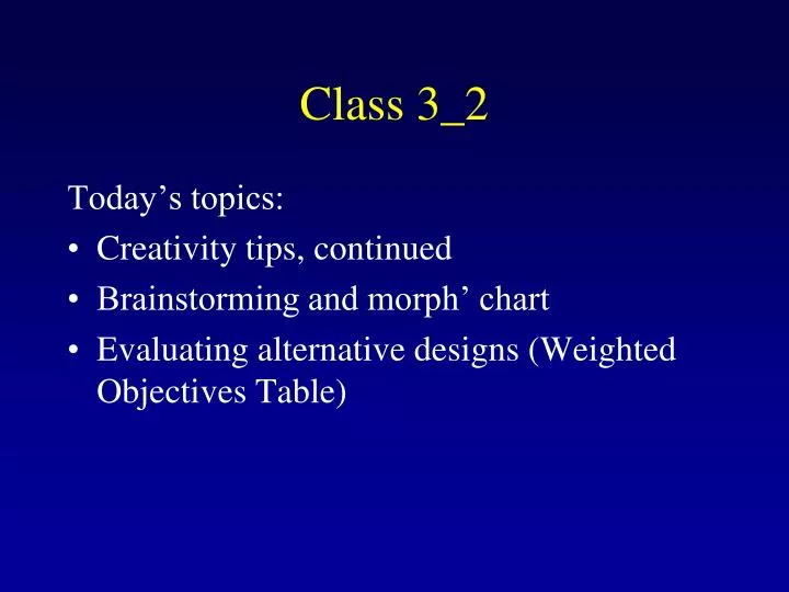 class 3 2