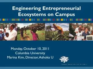 Engineering Entrepreneurial Ecosystems on Campus