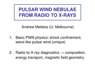 PULSAR WIND NEBULAE FROM RADIO TO X-RAYS