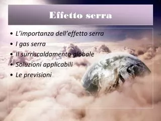 effetto serra