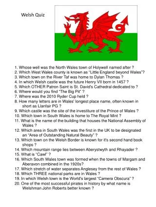 Welsh Quiz