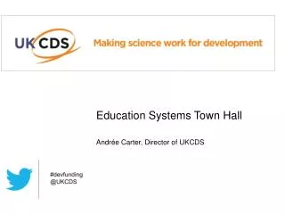 Education Systems Town Hall