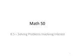 Understanding Simple and Compound Interest Calculations - slide 1