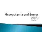Mesopotamia and Sumer - slide 1