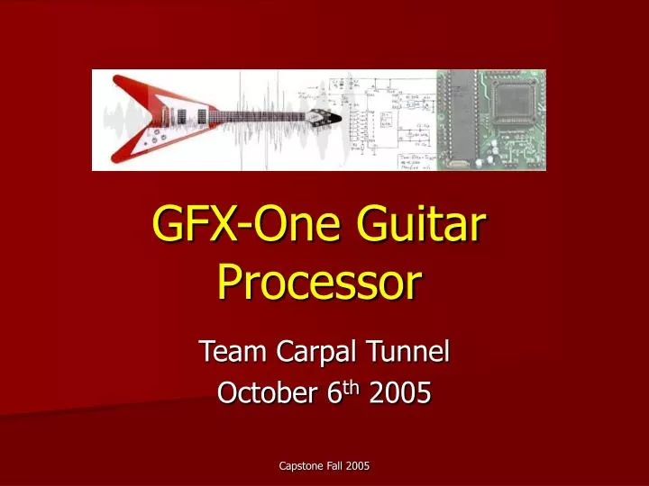 gfx one guitar processor