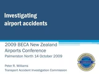 Investigating airport accidents