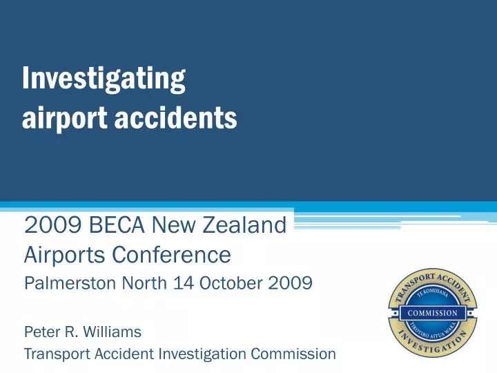 investigating airport accidents