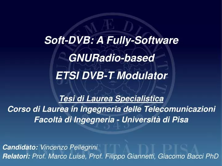soft dvb a fully software gnuradio based etsi dvb t modulator