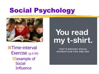 social psychology