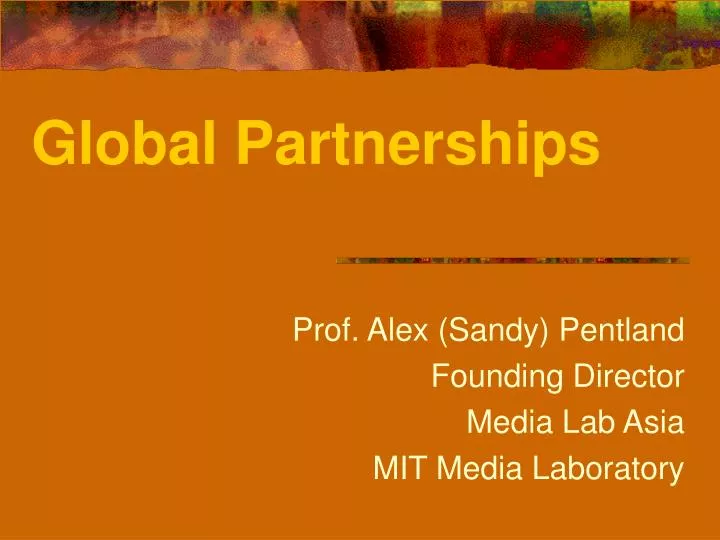 prof alex sandy pentland founding director media lab asia mit media laboratory