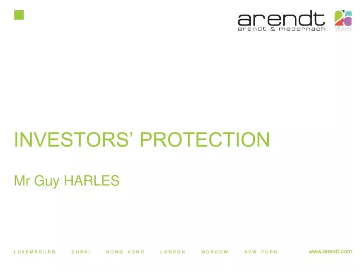 investors protection