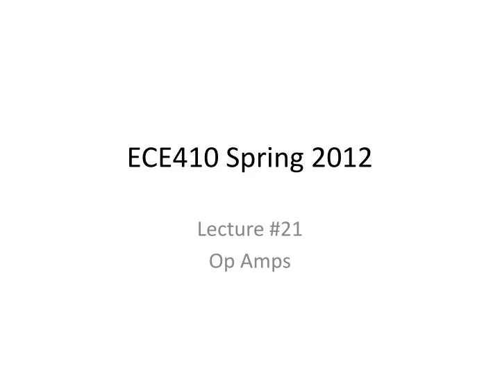 ece410 spring 2012