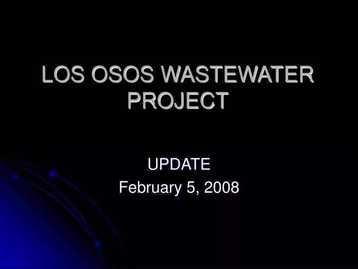 los osos wastewater project