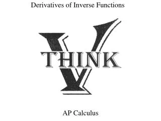 Derivatives of Inverse Functions