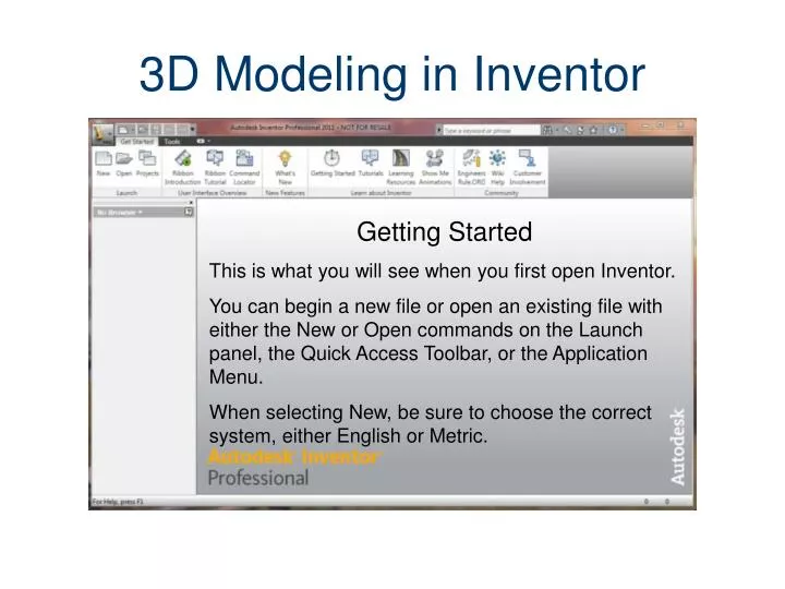 3d modeling in inventor