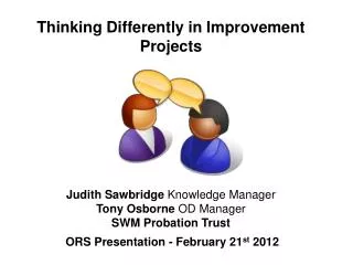ORS Presentation - February 21 st 2012