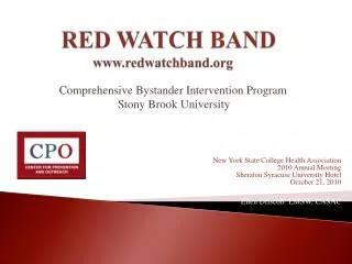 RED WATCH BAND redwatchband