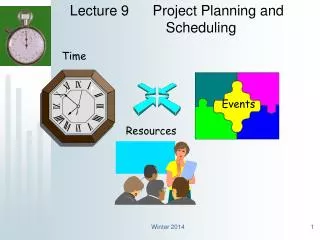 Lecture 9 Project Planning and 			Scheduling