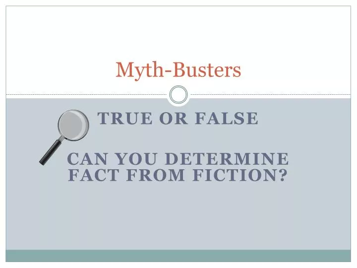 myth busters