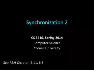 Synchronization 2