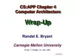 Randal E. Bryant - slide 1