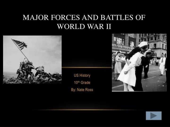 major forces and battles of world war ii