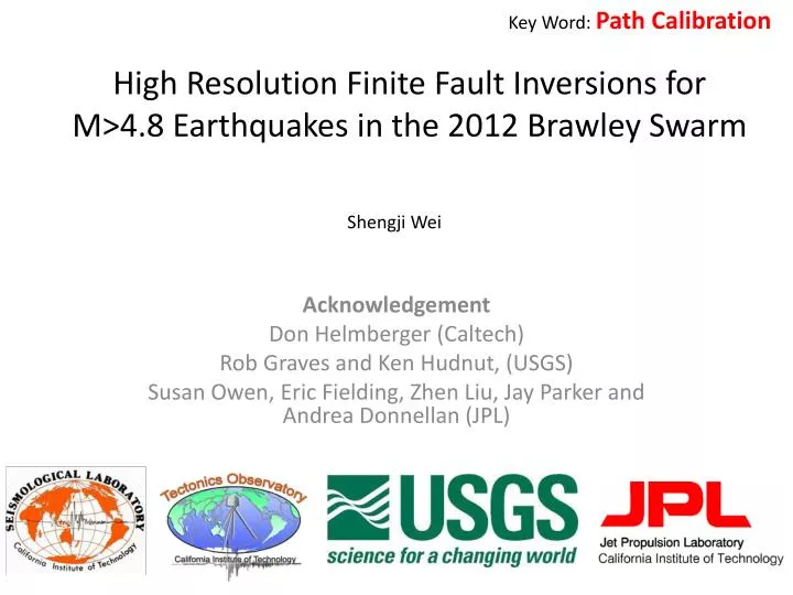 high resolution finite fault inversions for m 4 8 earthquakes in the 2012 brawley swarm