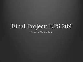 Final Project: EPS 209