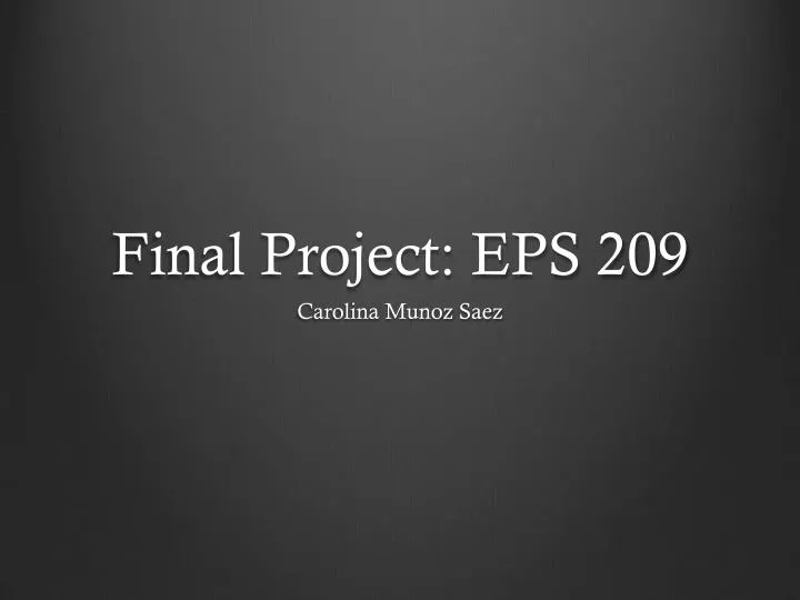 final project eps 209