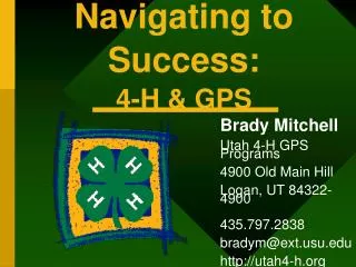 Navigating to Success: 4-H &amp; GPS