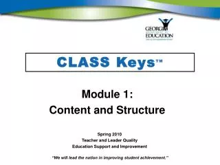 CLASS Keys TM