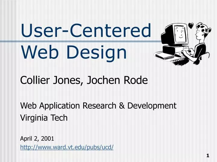 user centered web design